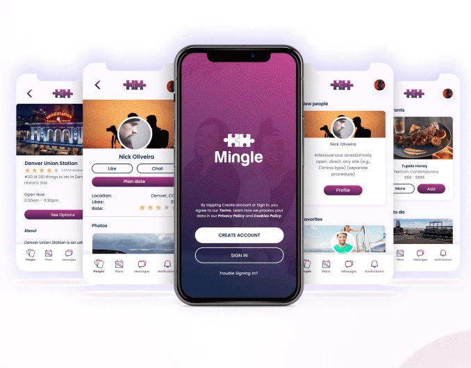Portada del proyecto Mingle